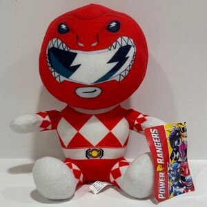 Power Ranger Red and White Plush Figure
